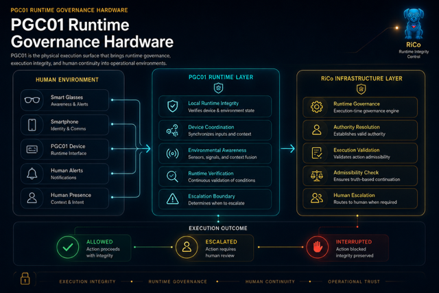 PGC01 runtime governance hardware diagram